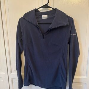 Columbia Navy Blue Fleece Quarter Zip